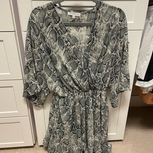 Black and white print dress. Bought in The Hamptons.